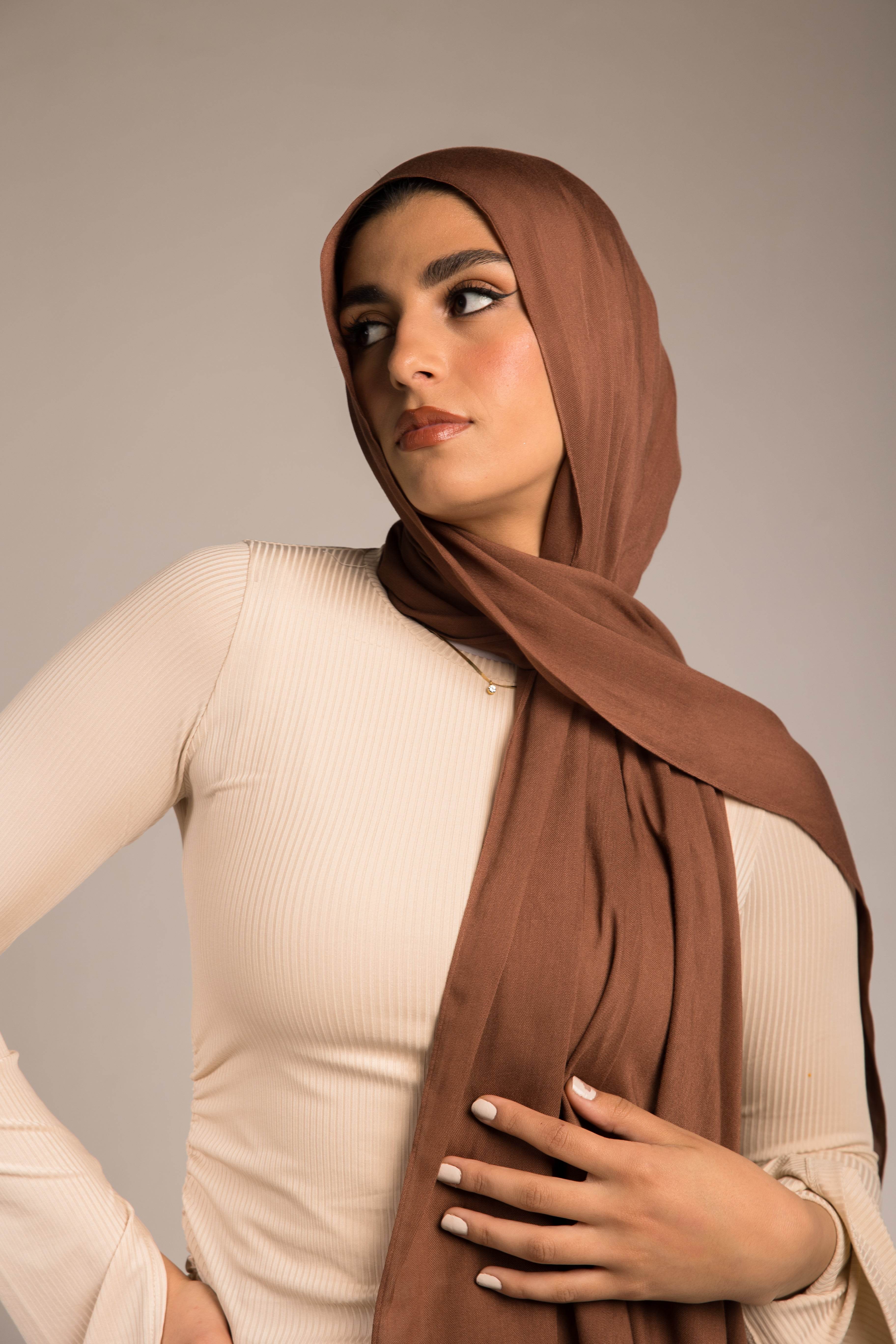 Chocolate Cocoa Cotton Modal - Image 3