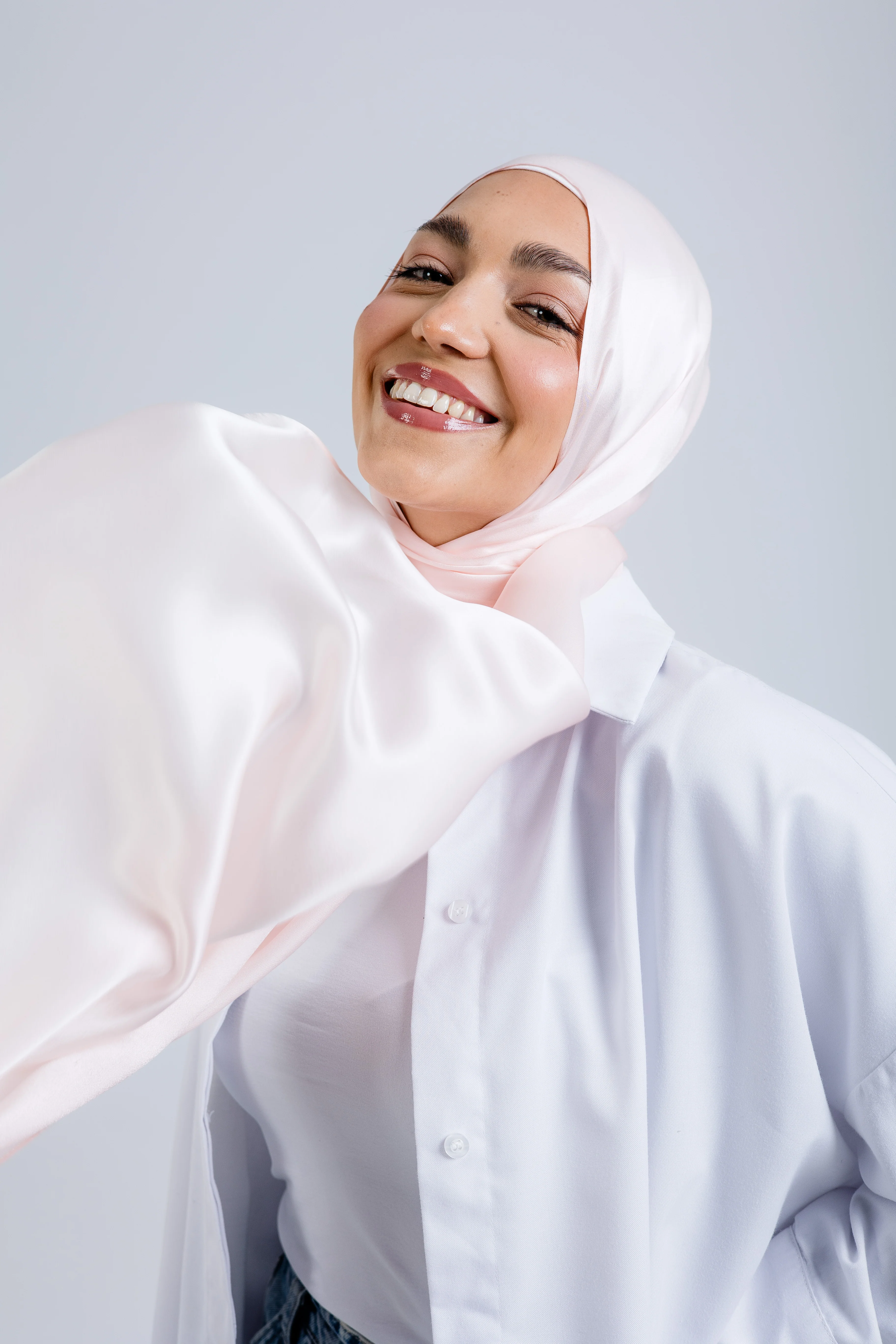 Powder Silk Scarf - Image 3